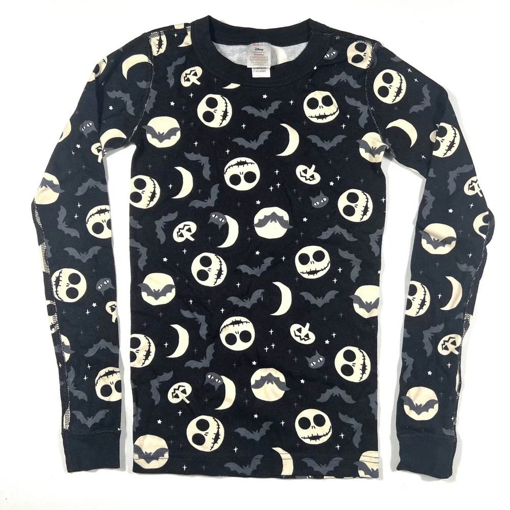 Hanna Andersson Disney Nightmare Before Christmas Jack PJ Top Size 12 NWOT